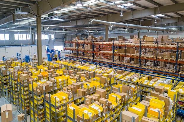 A warehouse interior