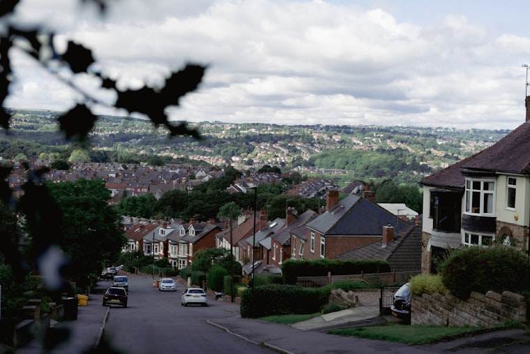 A residential street